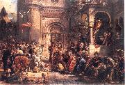 Jan Matejko Immigration of the Jews oil painting artist